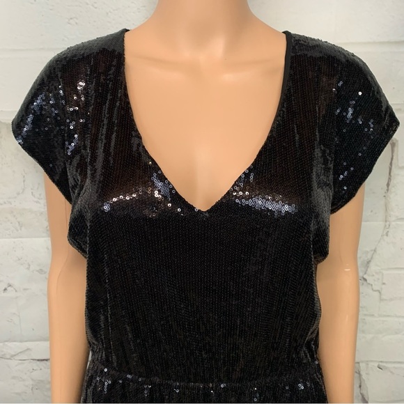 BB DAKOTA Black Sequined Dress - Picture 3 of 7